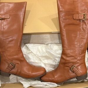 Nine West Tan Over the Knee Boots